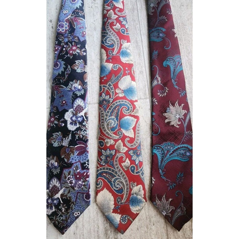 Vintage Cambridge Classic By Mervyn's Men's‎ Abstract Design Print Lot Of 3
